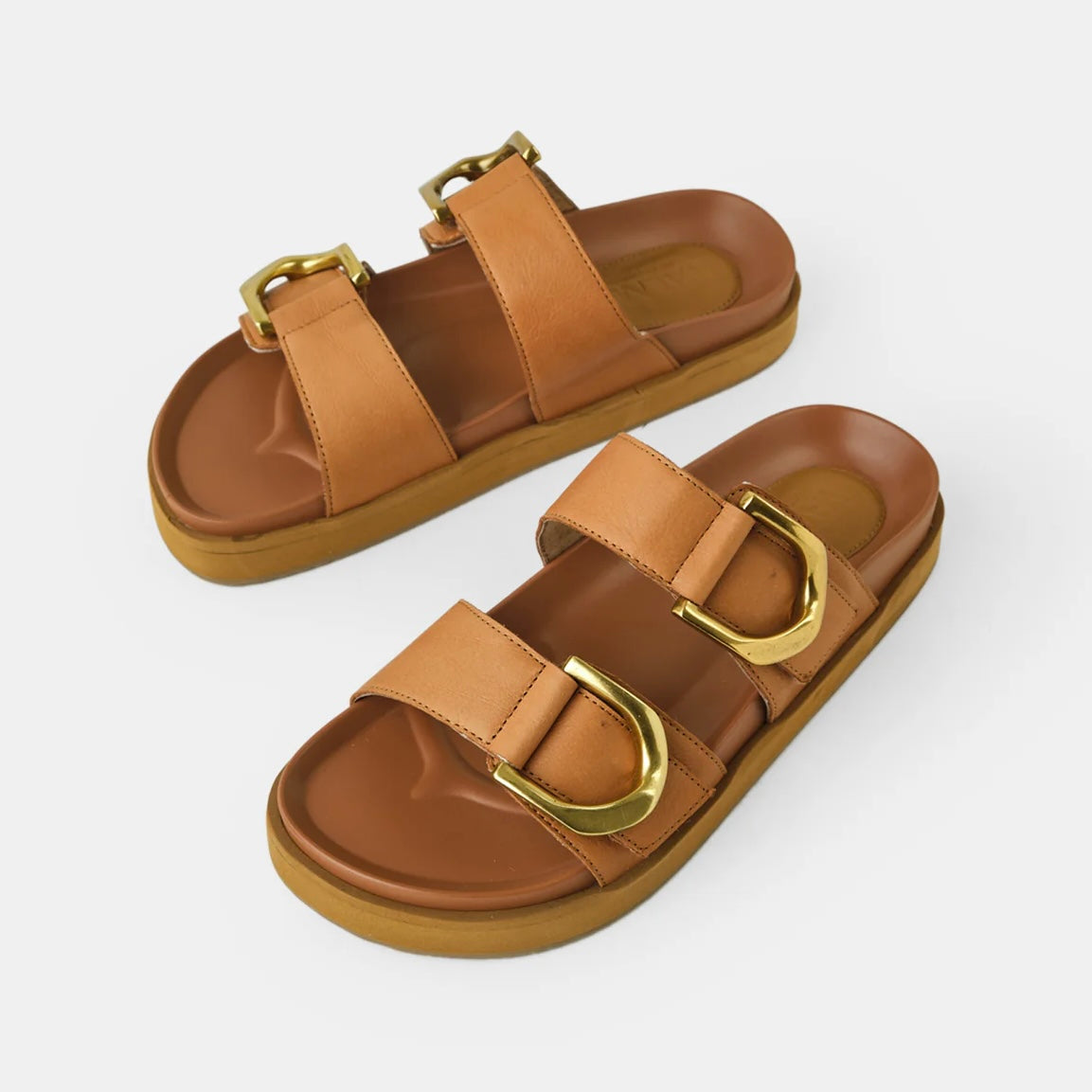 Walnut - Mint Coconut Tan Slide