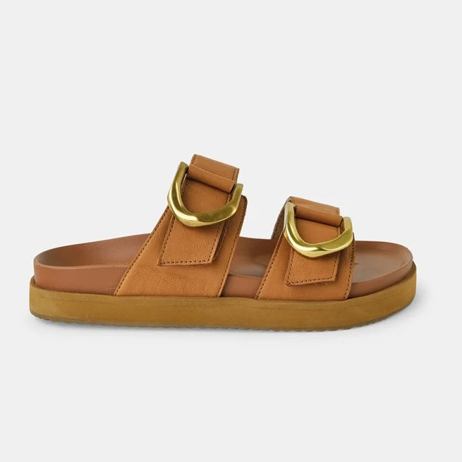 Walnut - Mint Coconut Tan Slide