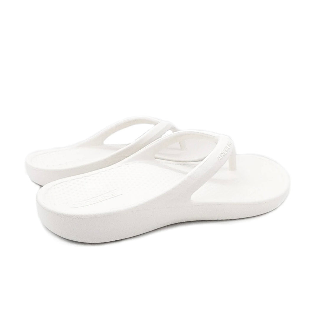 Archline -  Rebound Orthotic Thongs - White