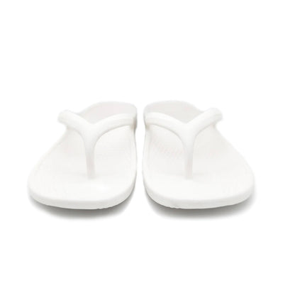 Archline -  Rebound Orthotic Thongs - White