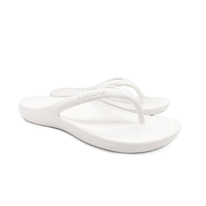 Archline -  Rebound Orthotic Thongs - White