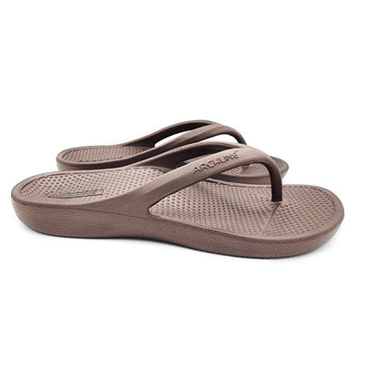 Archline - Rebound Orthotic Thongs - Brown