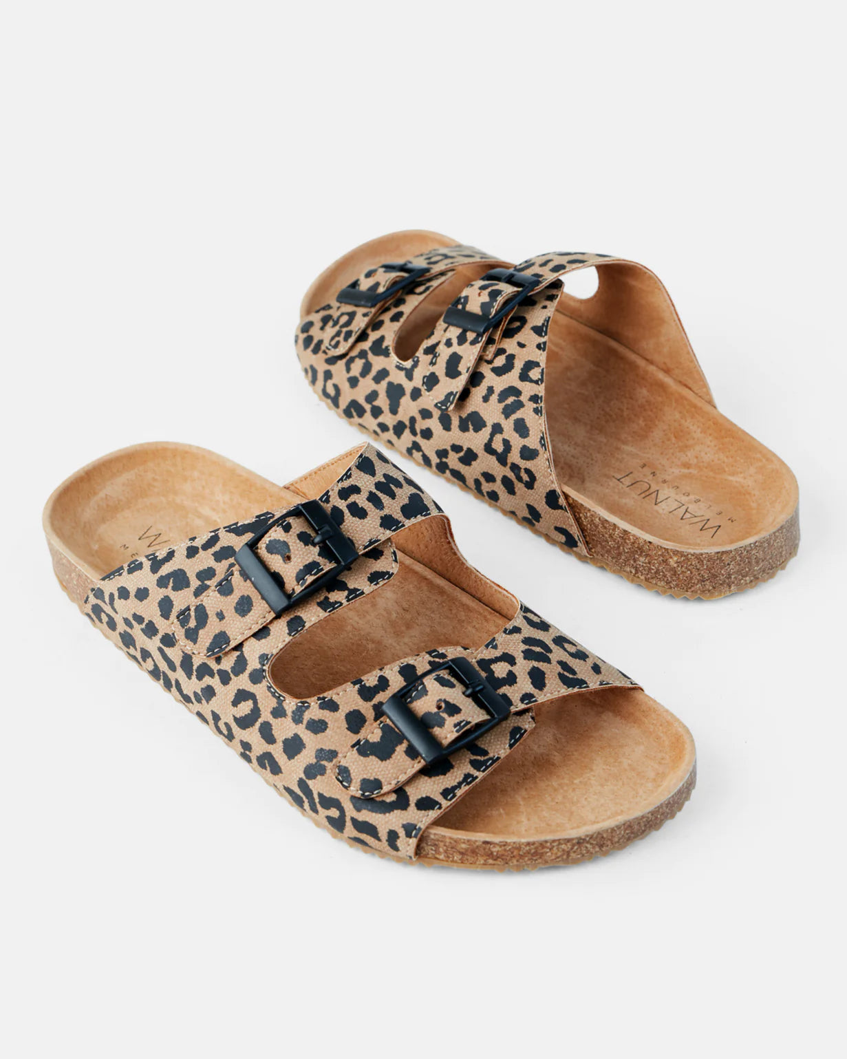 Walnut - Bailey Slide Tan Leopard