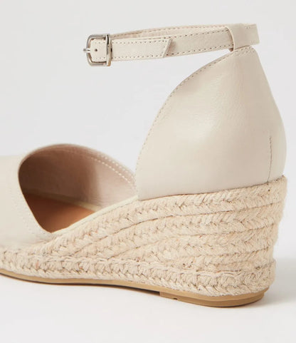 Django & Juliette - Rylen Wedge Espadrille - Almond