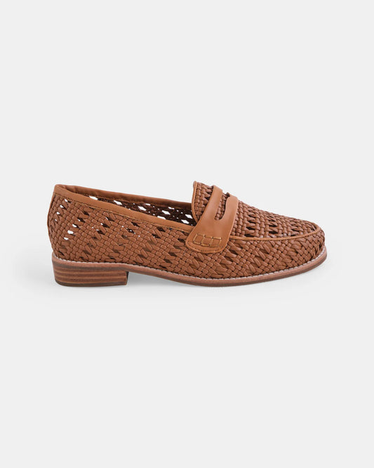 Walnut - Harlow Loafer Tan Woven