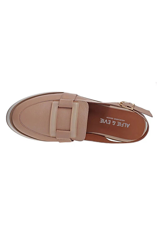 Alfie & Evie - Quavo Naked Wedged Platform Loafer