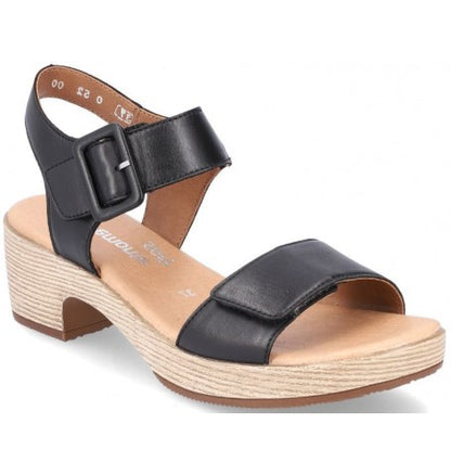 Remonte - D0N52 Black Sandals