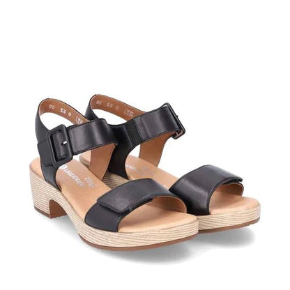 Remonte - D0N52 Black Sandals