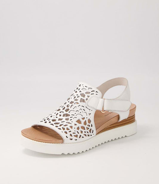 Django & Juliette - Ansh Leather Sandals - White