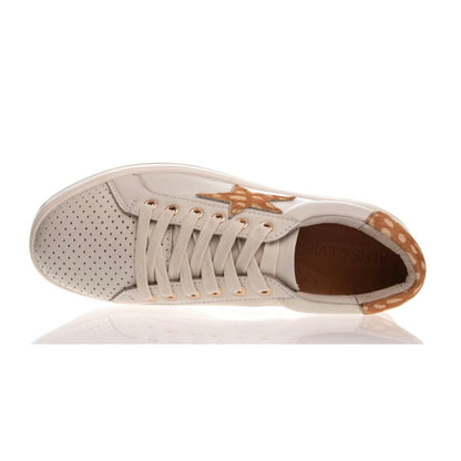 Alfie & Evie - Pixie Tennis Sneaker - Cream Honey Deer