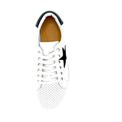 Alfie & Evie - Pixie Classic Tennis Sneaker - White/Black